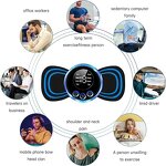 Massager Sticker Manufacturer - EMS Pulse Mini Electric Cupping for Shoulder Leg Cervical Muscle