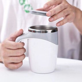 Coffee Mug Manufacturer - New Smart Drinkware Stainless Steel Electric Magnetic Auto Self Stirring