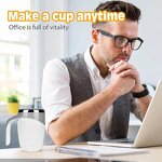 Coffee Mug Manufacturer - New Smart Drinkware Stainless Steel Electric Magnetic Auto Self Stirring