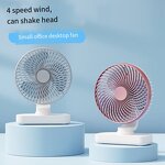 Table Fan Manufacturer - Super Powerful Silent Adjustable Angle Home Dormitory Mute Desktop USB