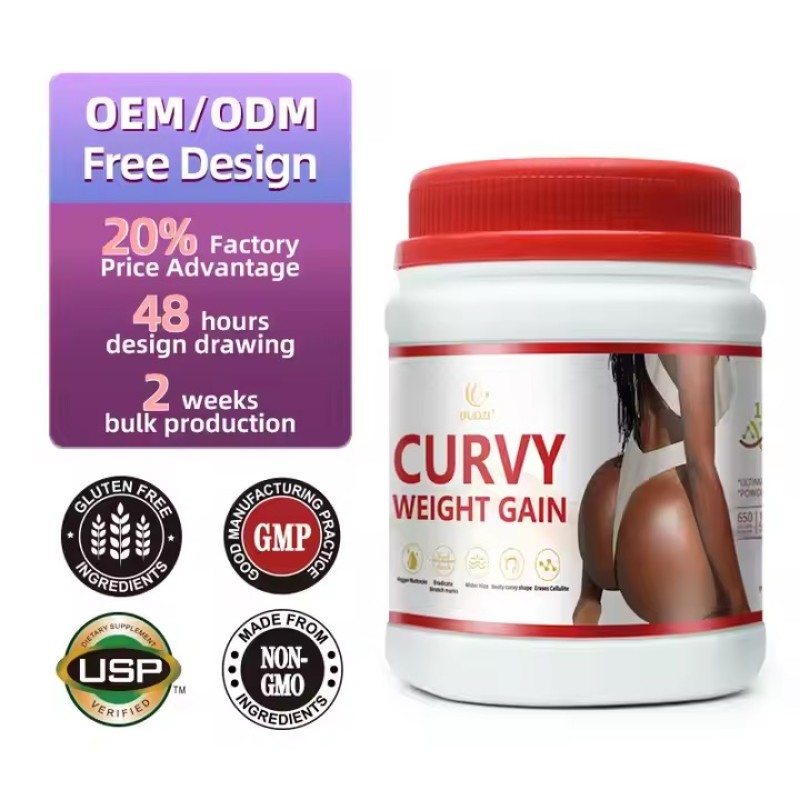 Weight Gain Powder Factory - Hot Selling Curvy Weight Gain Canned Hip Powder for Adults & Teenagers Amazon