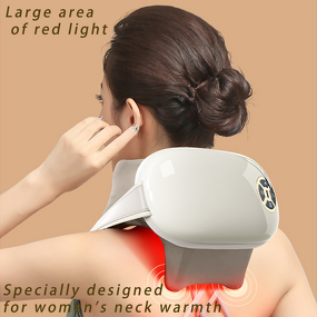 Full Body Shiatsu Massager - Electric Heated Back Neck Shoulder Kneading Tool