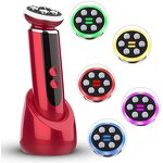 LED Light Therapy Face Massager Manufacturer - Hot Selling with LCD Screen Beauty Device EU