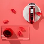 LED Light Therapy Face Massager Manufacturer - Hot Selling with LCD Screen Beauty Device EU