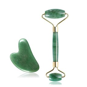 Jade Stone Roller Set Manufacturer - Natural Facial with Gua Sha Scraping Tools for Skin Tightening