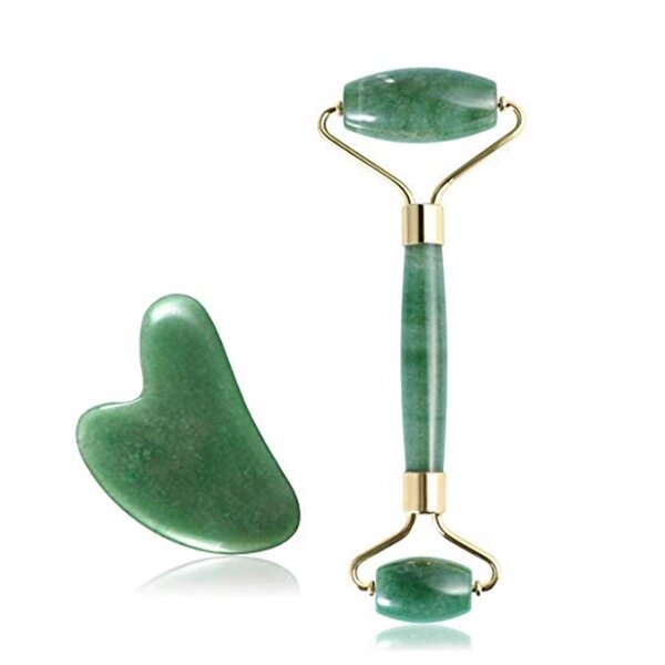 Jade Stone Roller Set Manufacturer - Natural Facial with Gua Sha Scraping Tools for Skin Tightening