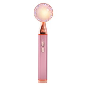 Face Jade Roller Manufacturer - Hot Compress Vibration LED USB Powered Natural Jade Anti-Wrinkle