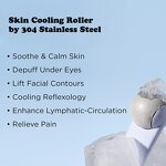 Ice Roller Manufacturer - Egg-Shaped Stainless Steel Cooling for Facial Anti-Aging Depuffing