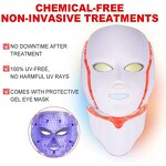 LED Face Mask Manufacturer - 7 Colorful Photon Therapy Anti Aging for Facial Neck Beauty Care