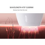 IPL Hair Removal Machine Manufacturer - Women's Portable Handheld ABS Pulsed Light for Body Legs