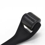 Beard Roller Kit Manufacturer - Copenhagen Black Matte Titanium Dermaroller 540 for Hair Growth