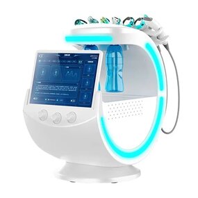 Skin Analyser Machine Manufacturer - 7 in 1 Hydra Dermabrasion Smart Ice Blue with US Plug
