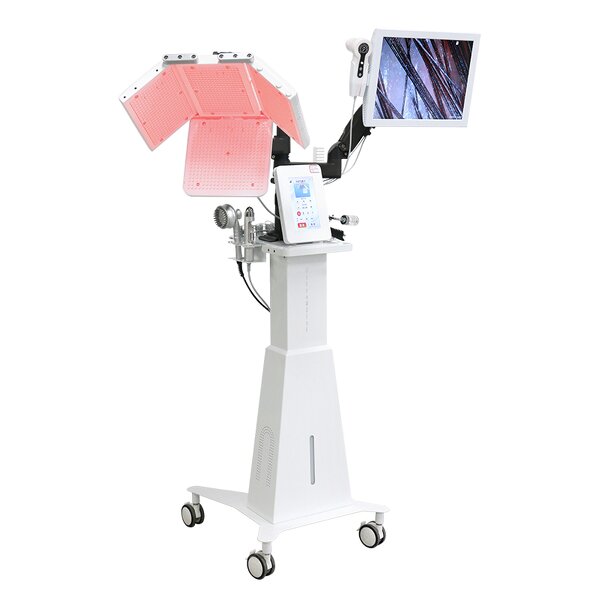 8-in-1 Scalp Treatment Machine - High Frequency Vibration Hair Analysis Tool