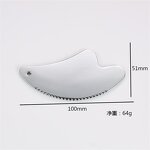Zinc Alloy Gua Sha Scraper - Custom Logo Teeth Facial Puffiness Reduction Tool