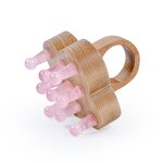 Four Leaf Clover Wood Comb - Hot Selling Scalp Meridian Massage Jade Tool