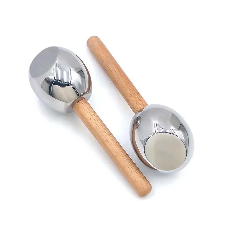 Wood Handle Cryo Stick - New Arrival Stainless Steel Facial Ice Roller Tool