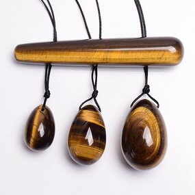 Tiger Eye Yoni Egg - Wholesale Natural Crystal Handmade Kegel Exercise Tool