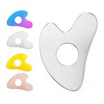 Heart Shape Gua Sha Tool - Custom Logo Zinc Alloy Wrinkle Removal Body Sculpt Tool