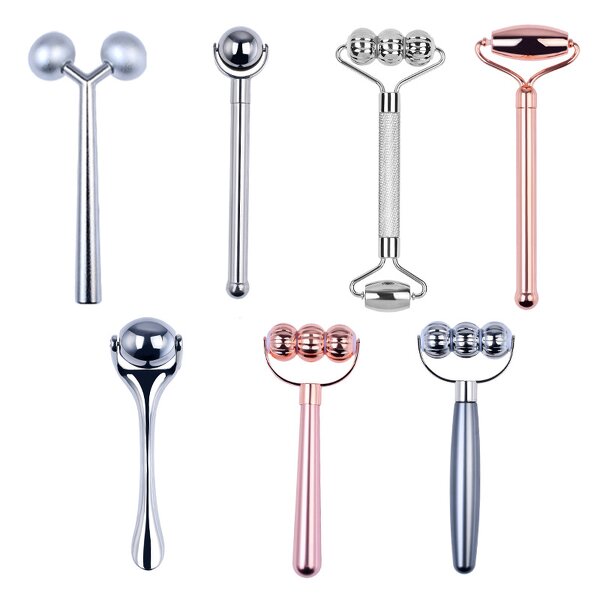 3D Face Lifting Roller - XH New Zinc Alloy Double Head Slimming Beauty Tool