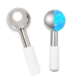 Mini Ice Ball Roller - XH Custom Logo Stainless Steel Rubber Eye Facial Tool