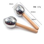 Wood Handle Cryo Stick - New Arrival Stainless Steel Facial Ice Roller Tool