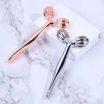 Zinc Alloy 3D Roller - New Arrival Y-Shaped Double Head Facial Beauty Tool