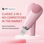 Facial Cleaner Manufacturer - 5 in 1 Electric Silicone Scrub Pore Cleanser Spin Cleansing Brush