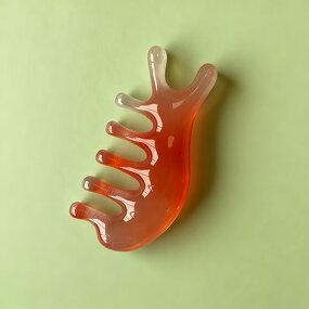 Gua Sha Scraping Tool Manufacturer - Handheld Resin Massage Scalp Comb Face Tool