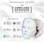 LED Light Therapy Mask Manufacturer - Rechargeable Portable Wireless Infrared 7 Color Photon