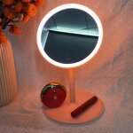 Makeup Mirror Manufacturer - Smart Touch Portable Travel Cosmetic Tabletop Nordic USB Recharge