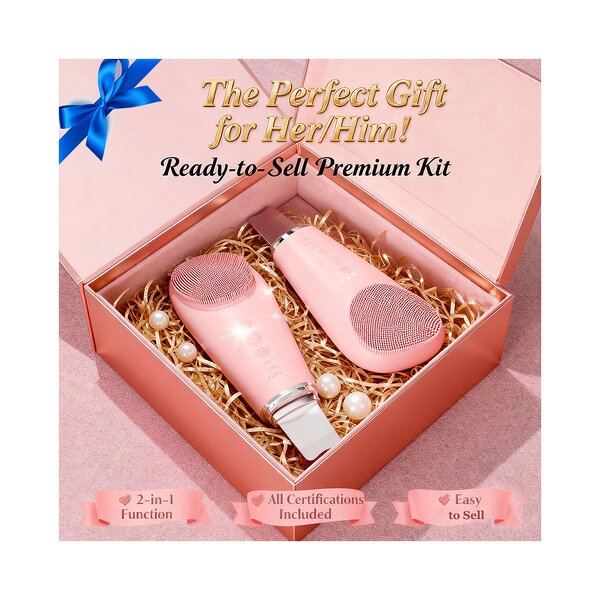 Facial Cleaner Manufacturer - 5 in 1 Electric Silicone Scrub Pore Cleanser Spin Cleansing Brush