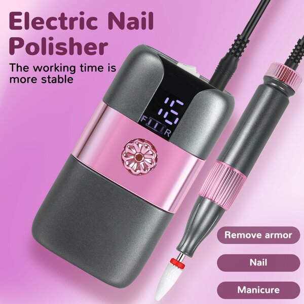 Nail Drill Machine Manufacturer - High Quality Rechargeable Brush Portable Desktop 15000 Rpm E File