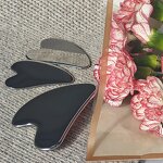 Gua Sha Facial Massager Manufacturer - Latest Style Metal Custom Wrinkle Remove Silver Color