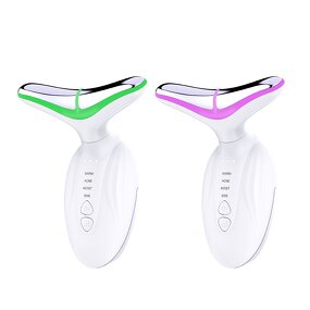 Face and Neck Massager Manufacturer - Ems Four-Color Light Anti-Wrinkle Youthproof Factory Direct