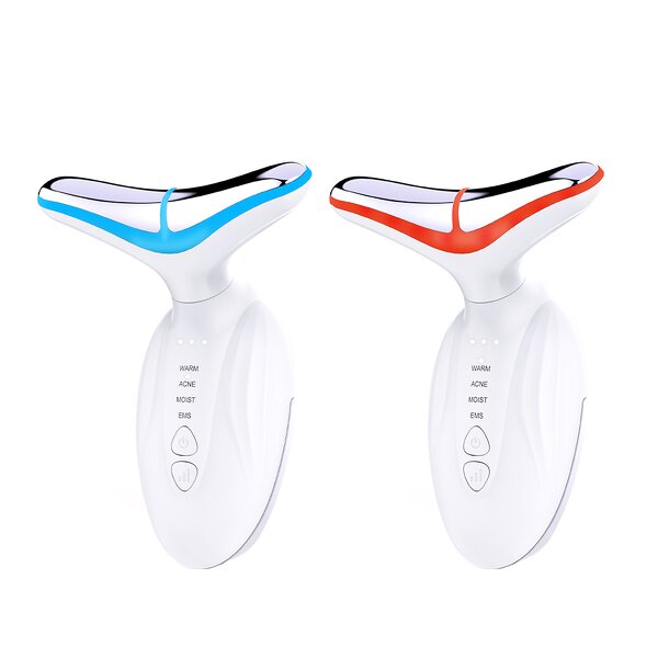 Neck Lifting Massager Manufacturer - EMS Home Face and Anti-Wrinkle 4-color Light Rechargeable