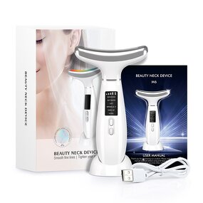 Face and Neck Lifting Massager Manufacturer - Hot Beauty Product 4 Colors Led Light Anti Aging
