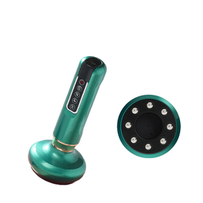 Electric Guasha Massager Manufacturer - 2024 Hot Green LED Stone Hand Back Body Therapy Heating