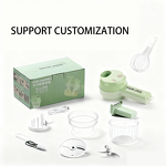 Vegetable Cutter Manufacturer - Portable Best-selling Multi-functional Electric for Chopping Garlic Onions