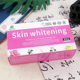美白茶生产商-皮肤美白光滑茶斑点淡化排毒美容天然草本皮肤美白光彩
