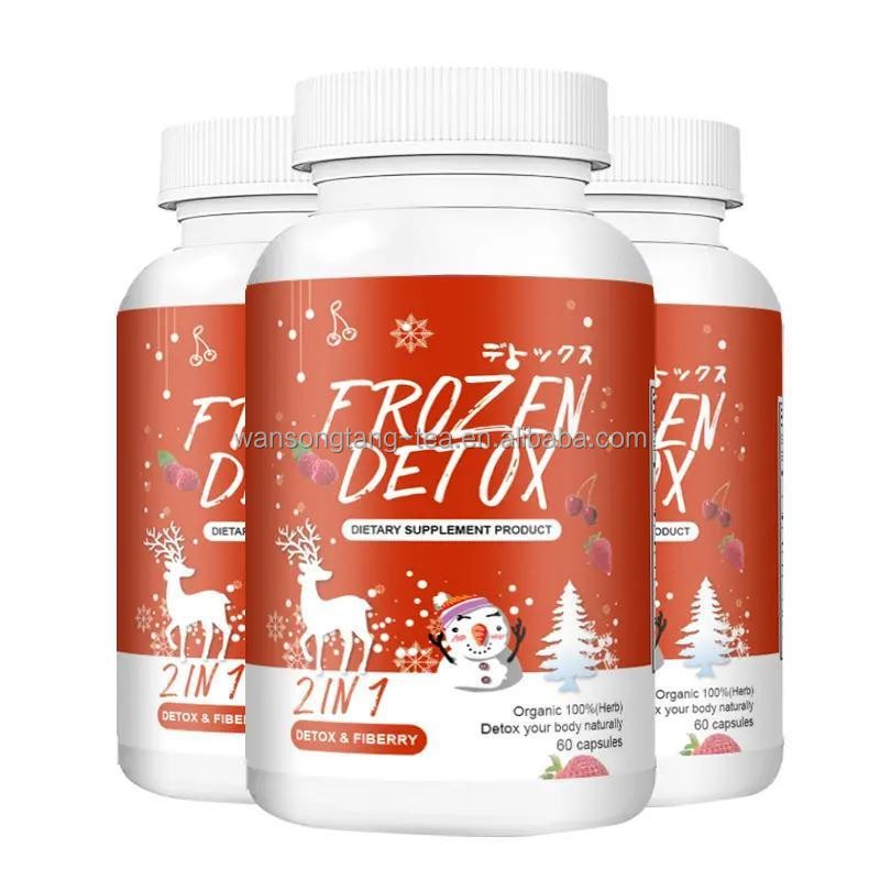 Detox Whitening Capsules Manufacturer - Frozen Collagen 2 in 1 Whitening Capsule with Detox and Slimming Supplement