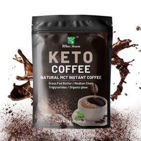 Meal Replacement Powder Factory - KETO Coffee Flat Belly Tummy Ketogenic Diet Detox Fat Burn Slim Control