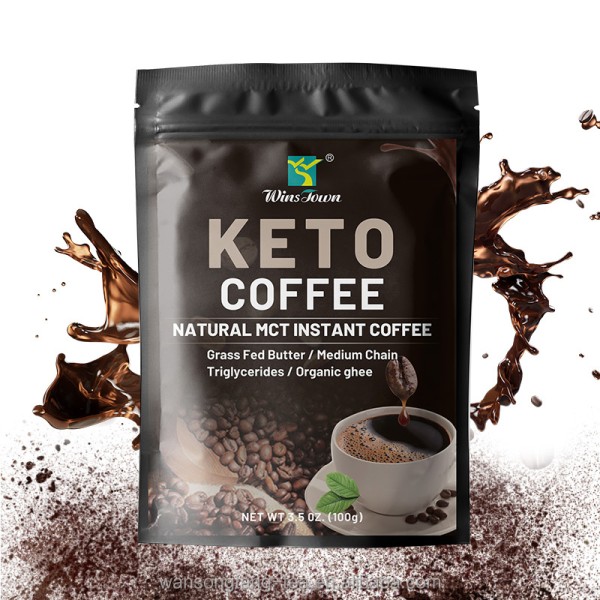 Meal Replacement Powder Factory - KETO Coffee Flat Belly Tummy Ketogenic Diet Detox Fat Burn Slim Control