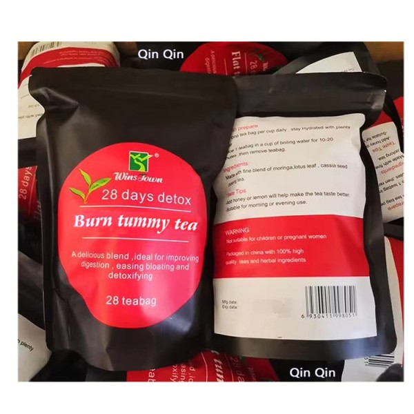 辣木茶生产商-温斯顿辣木28天茶腹部油快速燃烧28天排毒健身燃脂茶