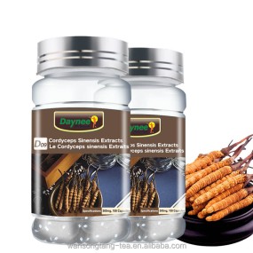 Pure Cordyceps Softgel Manufacturer - OEM 500mg Mushroom Extract Capsule