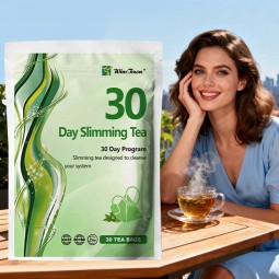 结肠清洁茶生产商-30天瘦身排毒金字塔茶包番泻叶草本