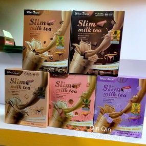 Weight Loss Coffee Manufacturer - OEM Slim Milk Tea Fat Burn Plus Detox Fruit Flavor