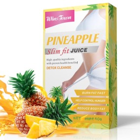 Pineapple Detox Juice Factory - OEM Slim Detox Juice Weight Loss Instant Powder Fruit ANANAS Slim Fit