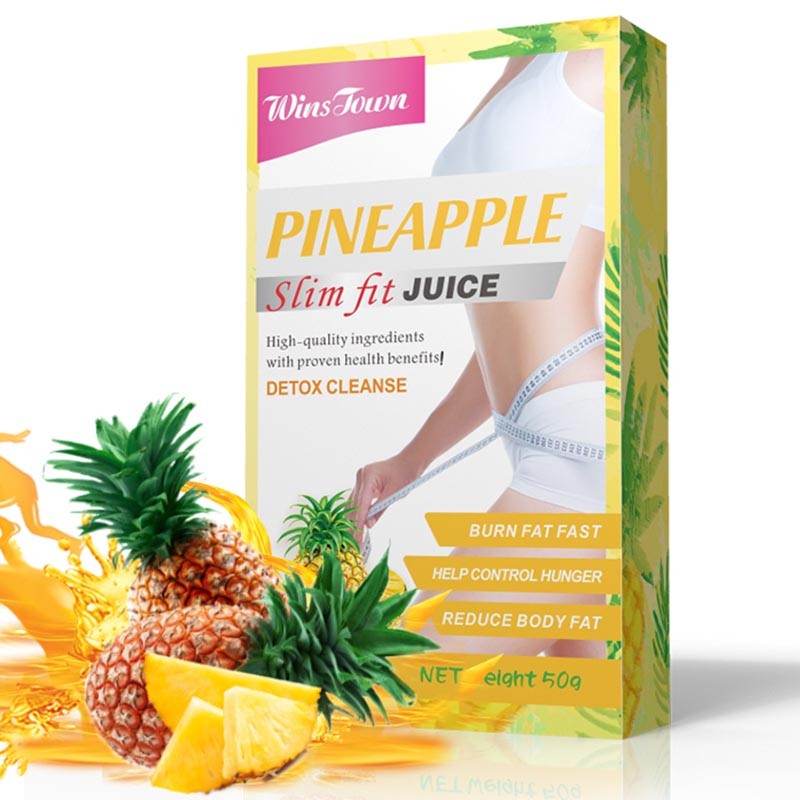Pineapple Detox Juice Factory - OEM Slim Detox Juice Weight Loss Instant Powder Fruit ANANAS Slim Fit