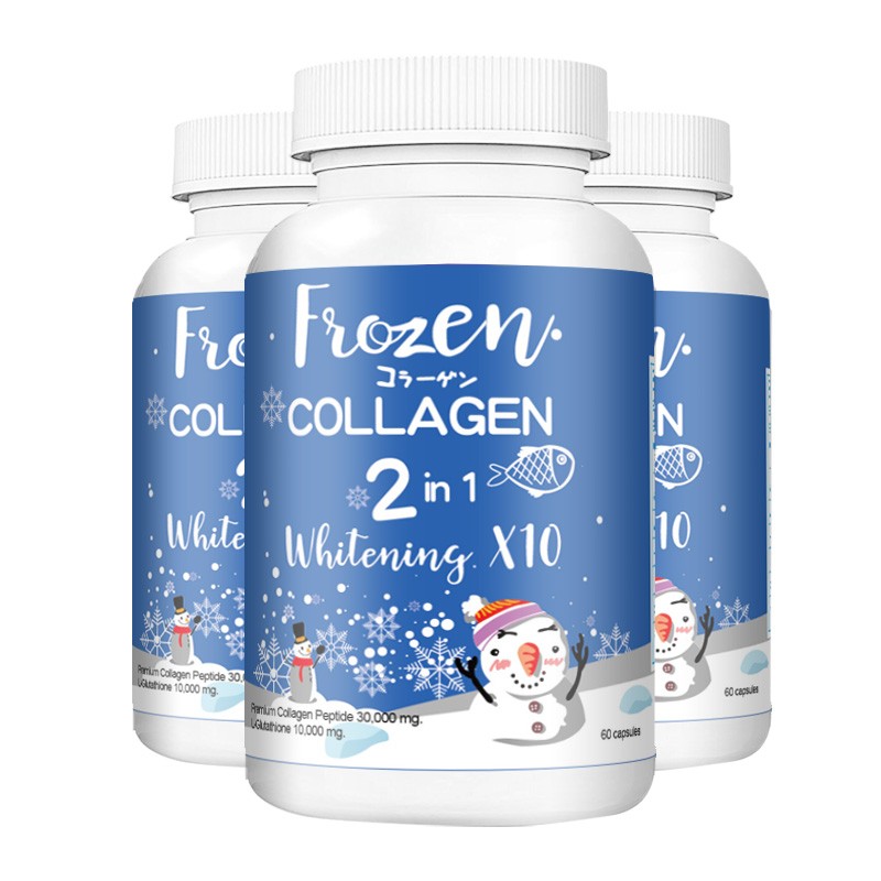 Whitening Pills Factory - Frozen Collagen 2 in 1 Vitamin C Best Herbal Supplements Detox Anti Aging Skin Lightening