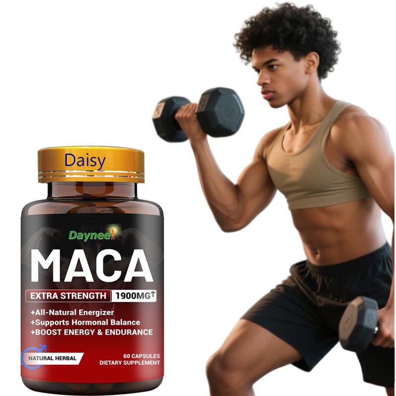 Maca Capsules Factory - Tri-Blend Black Red Yellow Maca Complex Supports Men's Wellness Physical Performance